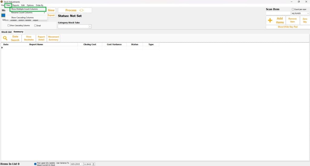 View Multiple Count Columns